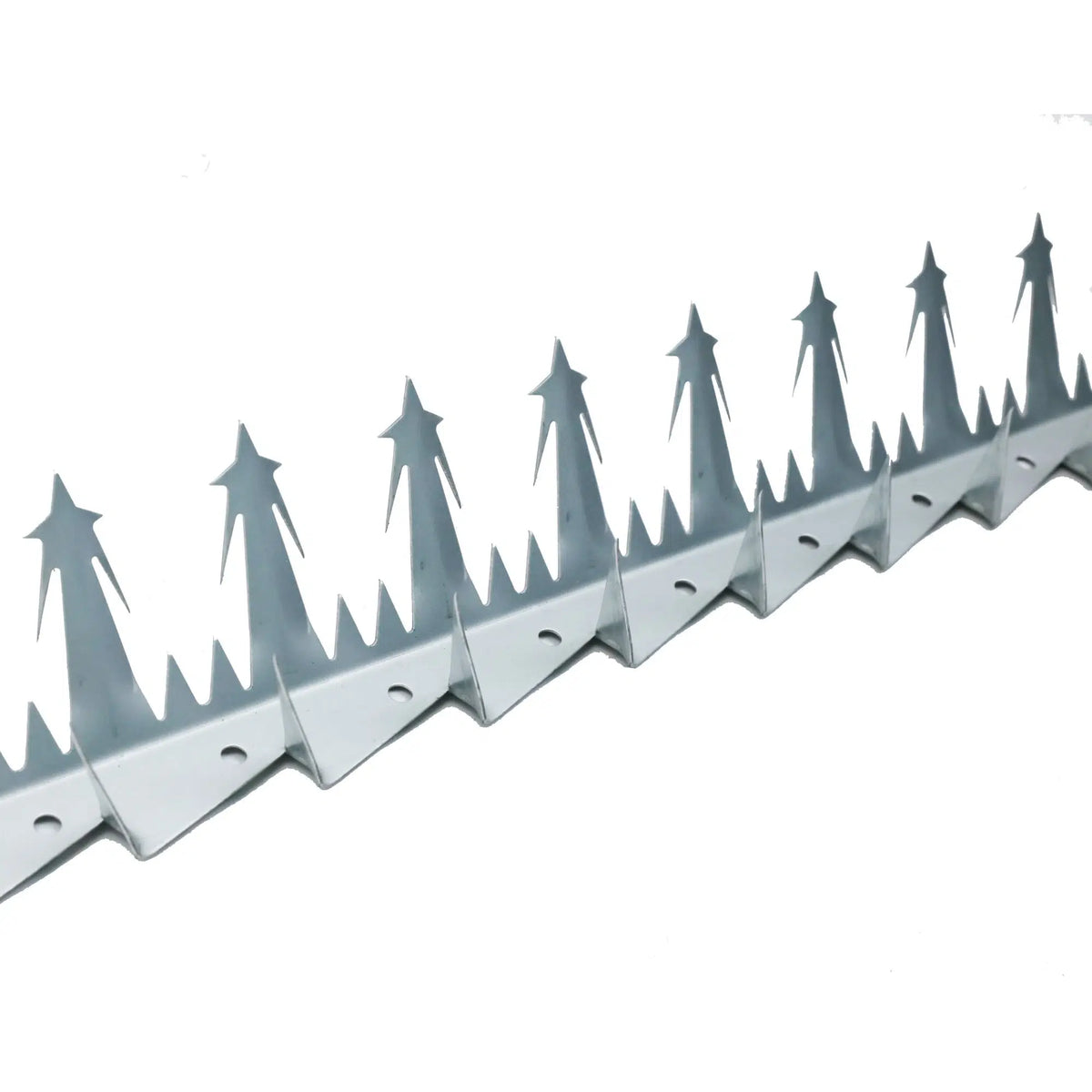 (12 Pieces / 12.50m) Designer Guard Heavy Duty Metal Anti-Climb Fence Spikes Galvanised High Security Fence Spike Topper Guard 125cm