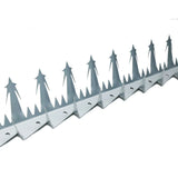 (12 Pieces / 12.50m) Designer Guard Heavy Duty Metal Anti-Climb Fence Spikes Galvanised High Security Fence Spike Topper Guard 125cm