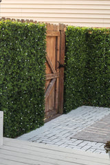 Luxury Flowering Artificial Buxus Hedge Panel UV Resistant 1m x 1m