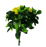 Flowering Yellow Rose Stem UV Resistant 30cm - Designer Plants