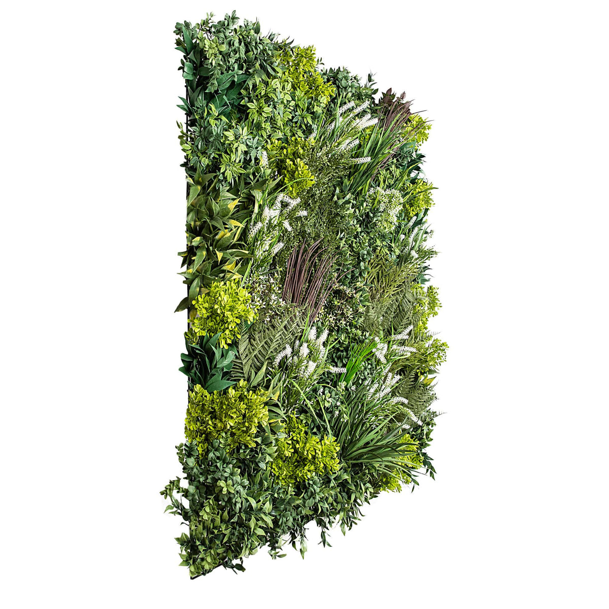 Garden of Eden Bespoke Vertical Garden / Artificial Green Wall UV Resistant 1m x 1m Fire Retardant