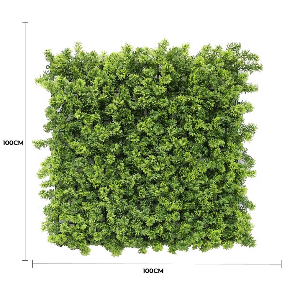 Green Moss Panel UV Resistant 100cm x 100cm (Back Order Only)