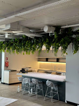 Premium English Hanging Green Artificial Ivy Bush 80cm