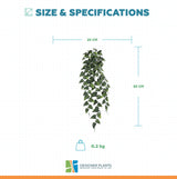 Hanging Artificial Pothos / Philodendron  Plant UV Resistant 85cm