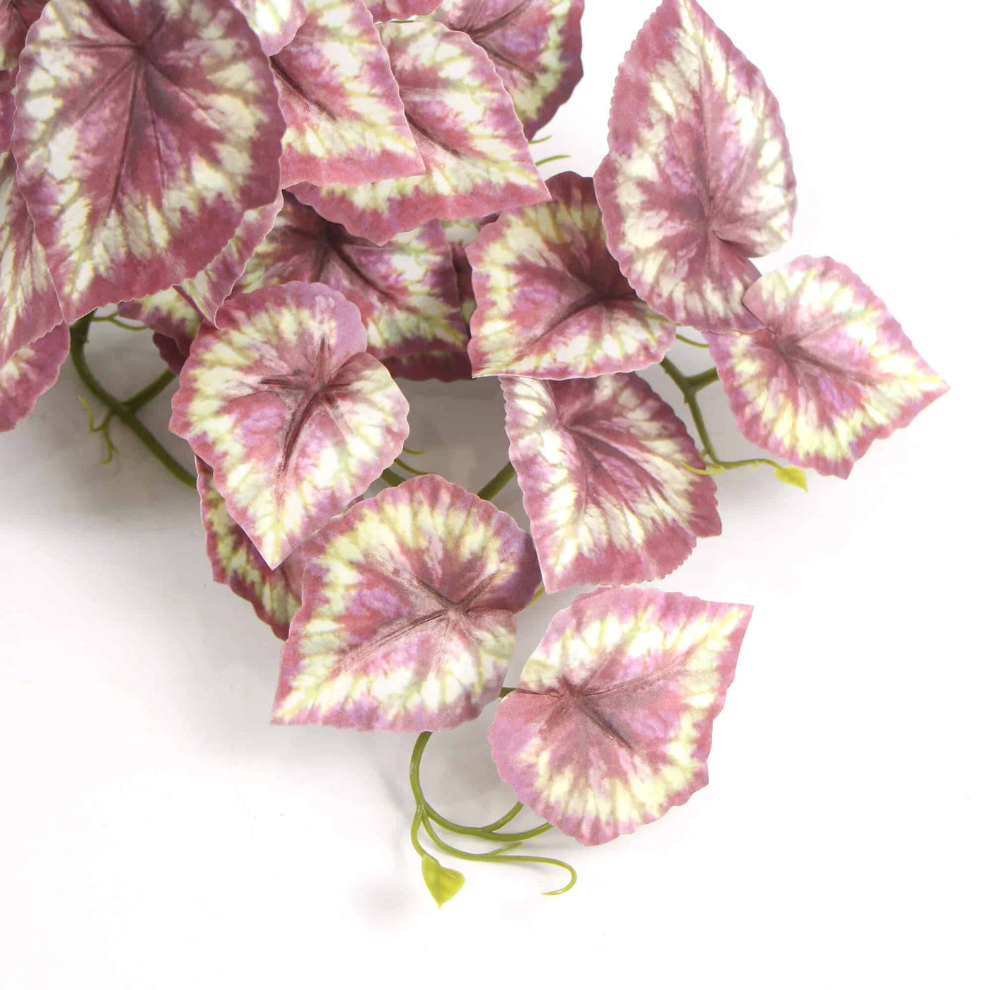 Artificial Red Variegated Hanging Tropical Ginger Plant 45cm
