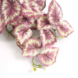 Artificial Red Variegated Hanging Tropical Ginger Plant 45cm