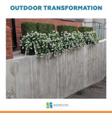 Hanging White Artificial Bougainvillea Plant UV Resistant 90cm