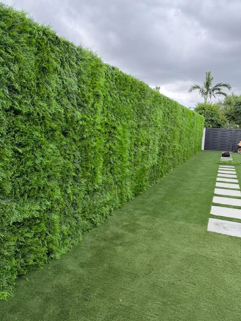 Mediterranean Fern Vertical Garden / Green Wall UV Resistant 1m x 1m