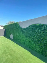 Luxury Flowering Artificial Buxus Hedge Panel UV Resistant 1m x 1m