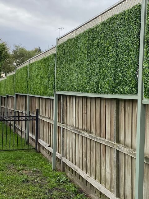 Jasmine Hedge Screen Green Wall Panel UV Resistant 100cm x 100cm