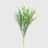 Long Artificial Lavender Stem (White) 50cm UV Resistant - Designer Plants