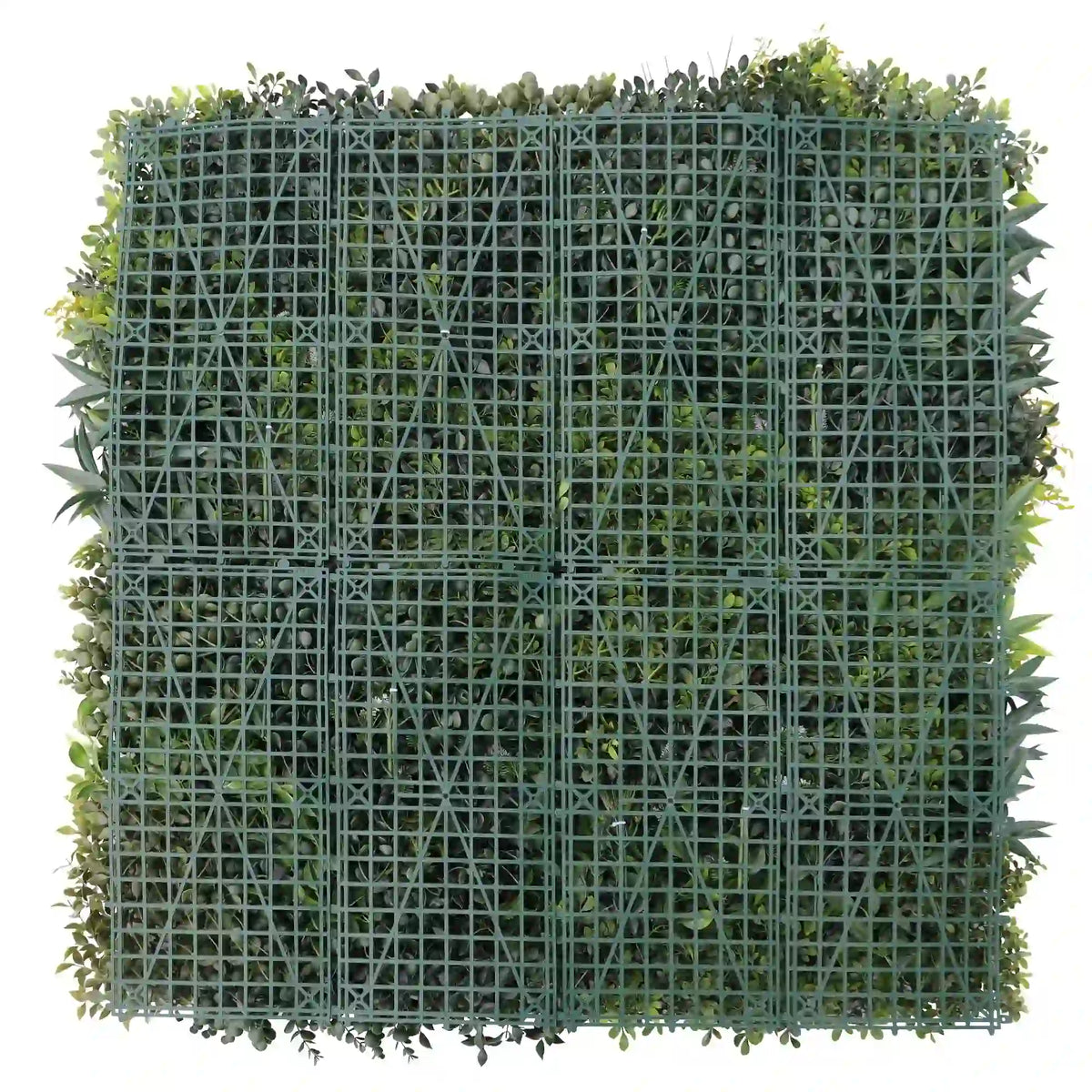 Luxury Lush Spring Recycled Vertical Garden / Green Wall UV Resistant 100cm x 100cm