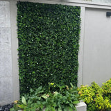 Luxury Flowering Artificial Buxus Hedge Panel UV Resistant 1m x 1m