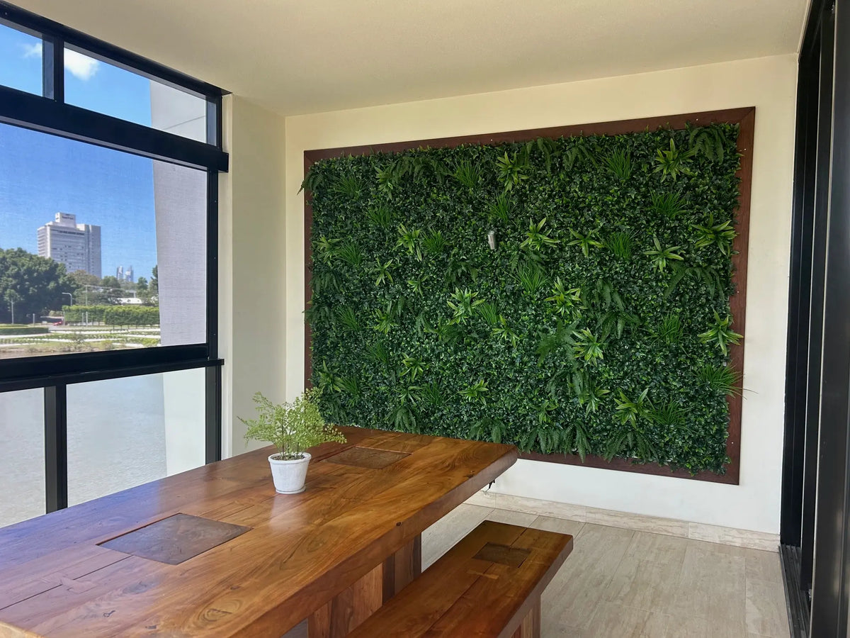 Luxury Green Tropics Vertical Garden/Green Wall UV Resistant 1m x 1m