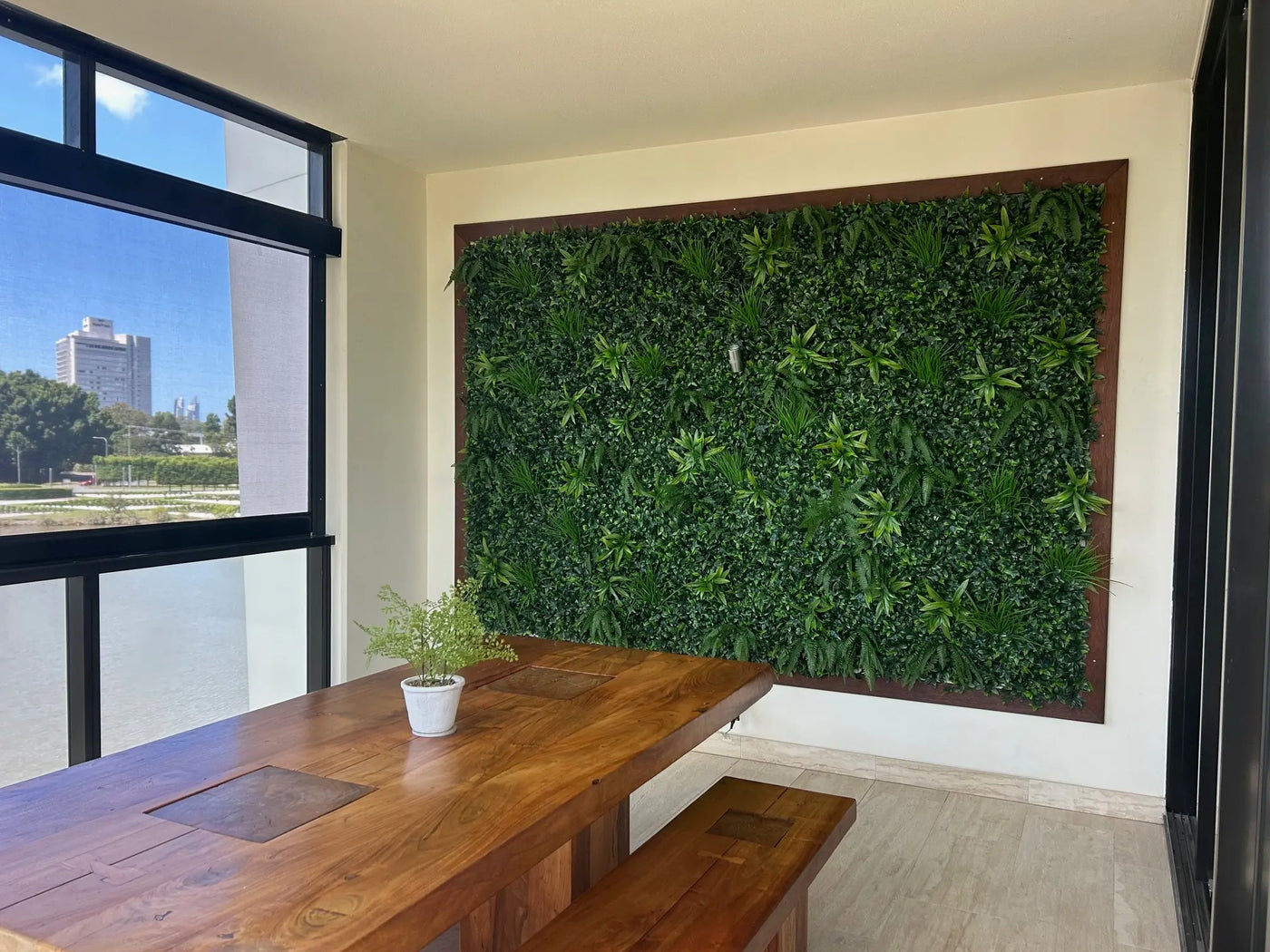 Luxury Green Tropics Vertical Garden/Green Wall UV Resistant 1m x 1m