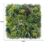 Luxury Lush Spring Recycled Vertical Garden Wall UV Resistant Sample (25cm x 25cm)
