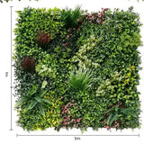 Luxury Triptych Vertical Garden / Living Wall Set 3 of Pieces 1m x 1m (3 SQM Set) UV Resistant