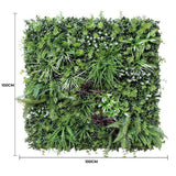 Luxury Vista Green Recycled Vertical Garden / Green Wall UV Resistant 100cm x 100cm