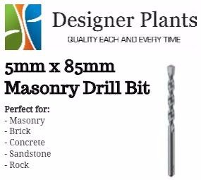 5mm Masonry Drill Bit (Masonry Surfaces) - Designer Plants