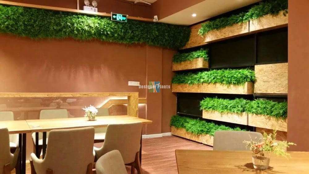 Mediterranean Fern Vertical Garden / Green Wall UV Resistant SAMPLE