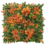Mixed Orange and Green Moss Panel UV Resistant 100cm x 100cm (Back Order Only) - Designer Plants