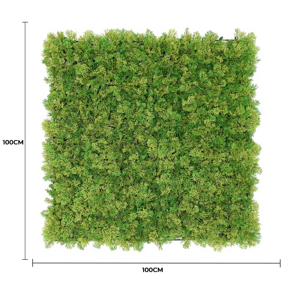 Nearly Natural Two-tone Moss Panel UV Resistant 100cm x 100cm