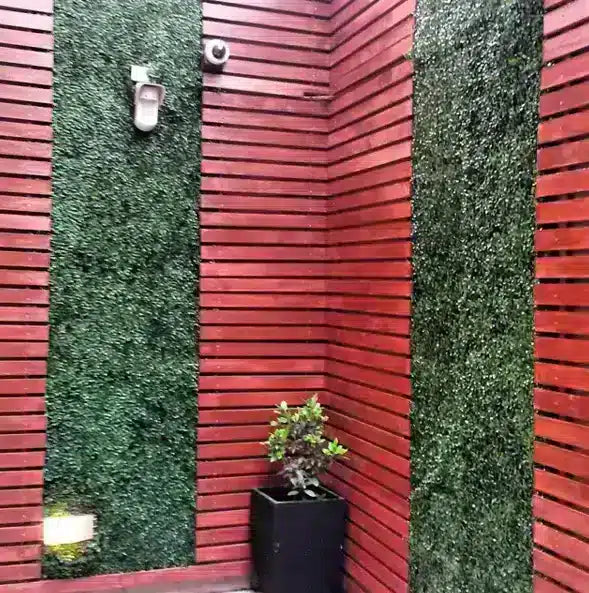 Boxwood Panels mixed with timber paneling.