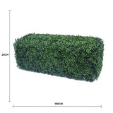 Portable Boxwood Hedge UV Resistant 25cm High 100cm Long