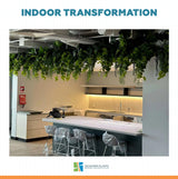Premium English Hanging Green Artificial Ivy Bush 80cm