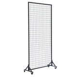 Versatile and Premium Flower Wall Stand / Portable Event Screen with Wheels 2m x 1m - Designer Plants