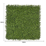 Premium Natural Buxus Hedge Panels UV Resistant 1m x 1m
