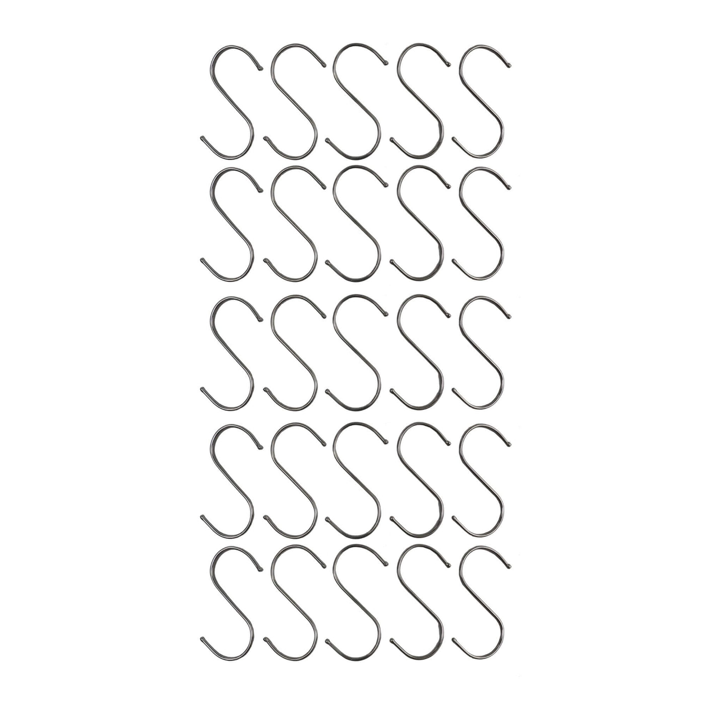 Stainless Steel Hanging S Hooks 12cm X 6cm 25 Pieces - Designer Plants