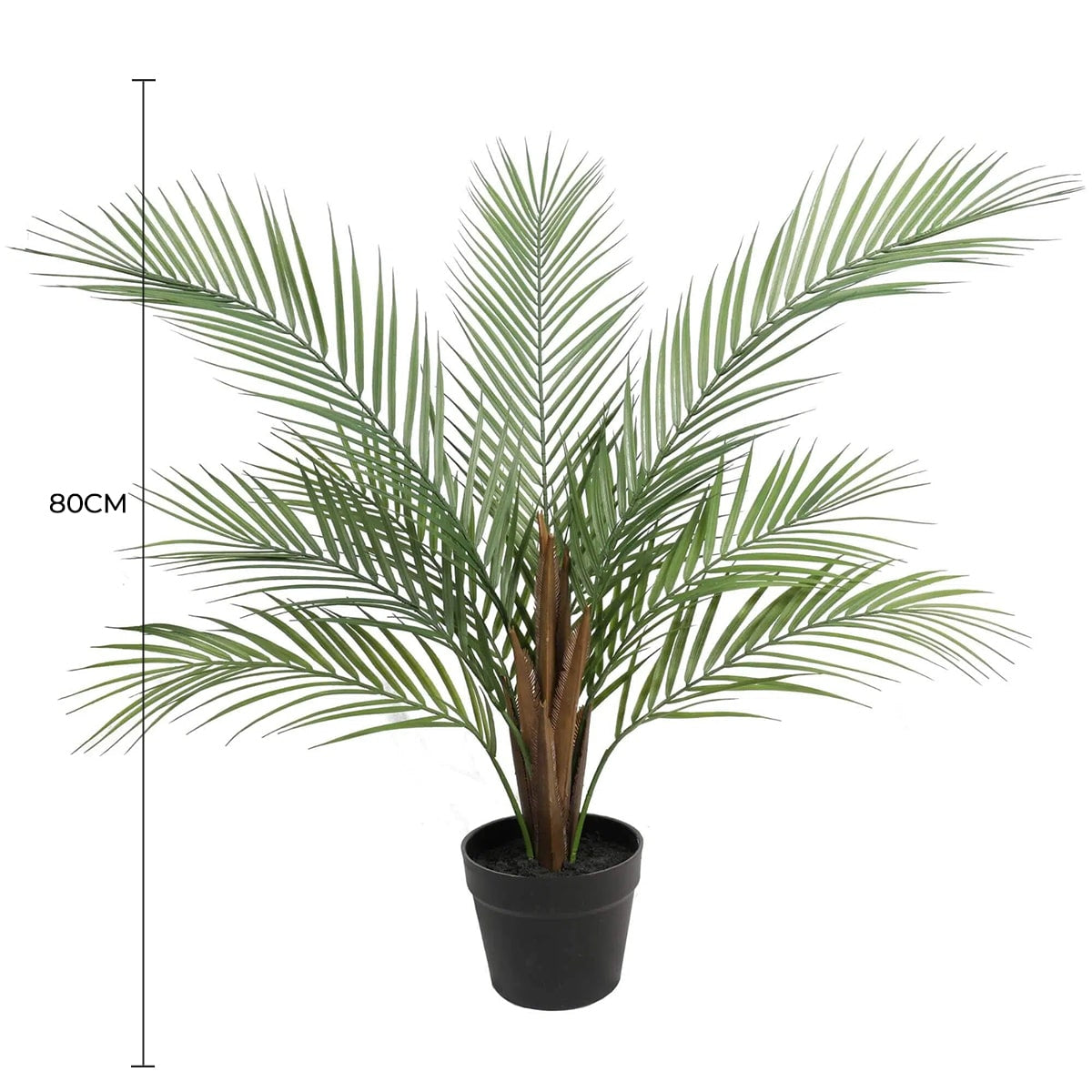 Luxury Small Artificial Areca Palm Plant 80cm