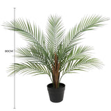 Luxury Small Artificial Areca Palm Plant 80cm