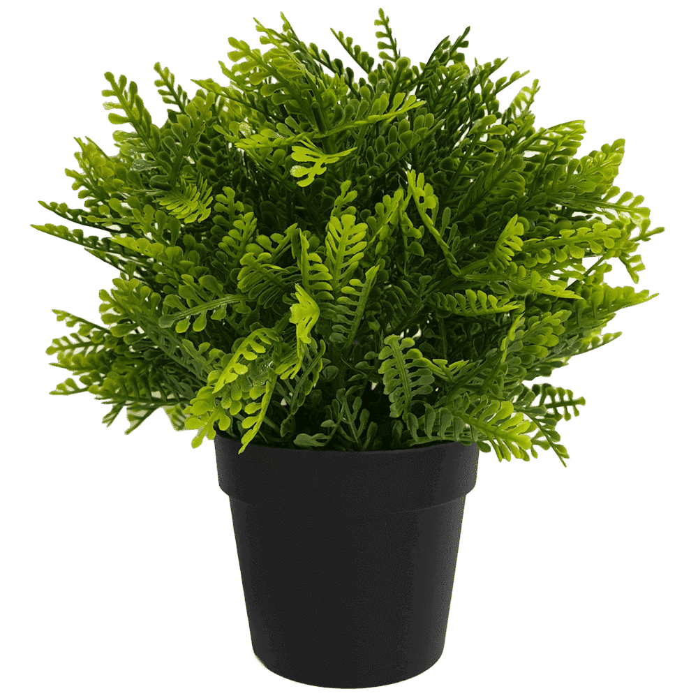Small Potted Artificial Mimosa Fern UV Resistant 20cm - Designer Plants