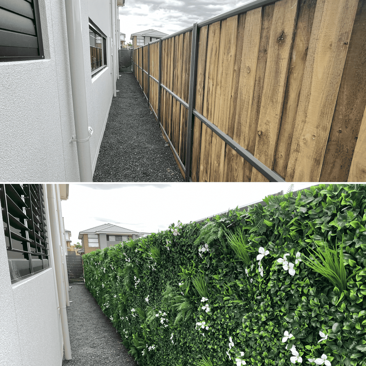 Snowy White UV Resistant Vertical Garden Premium Sample