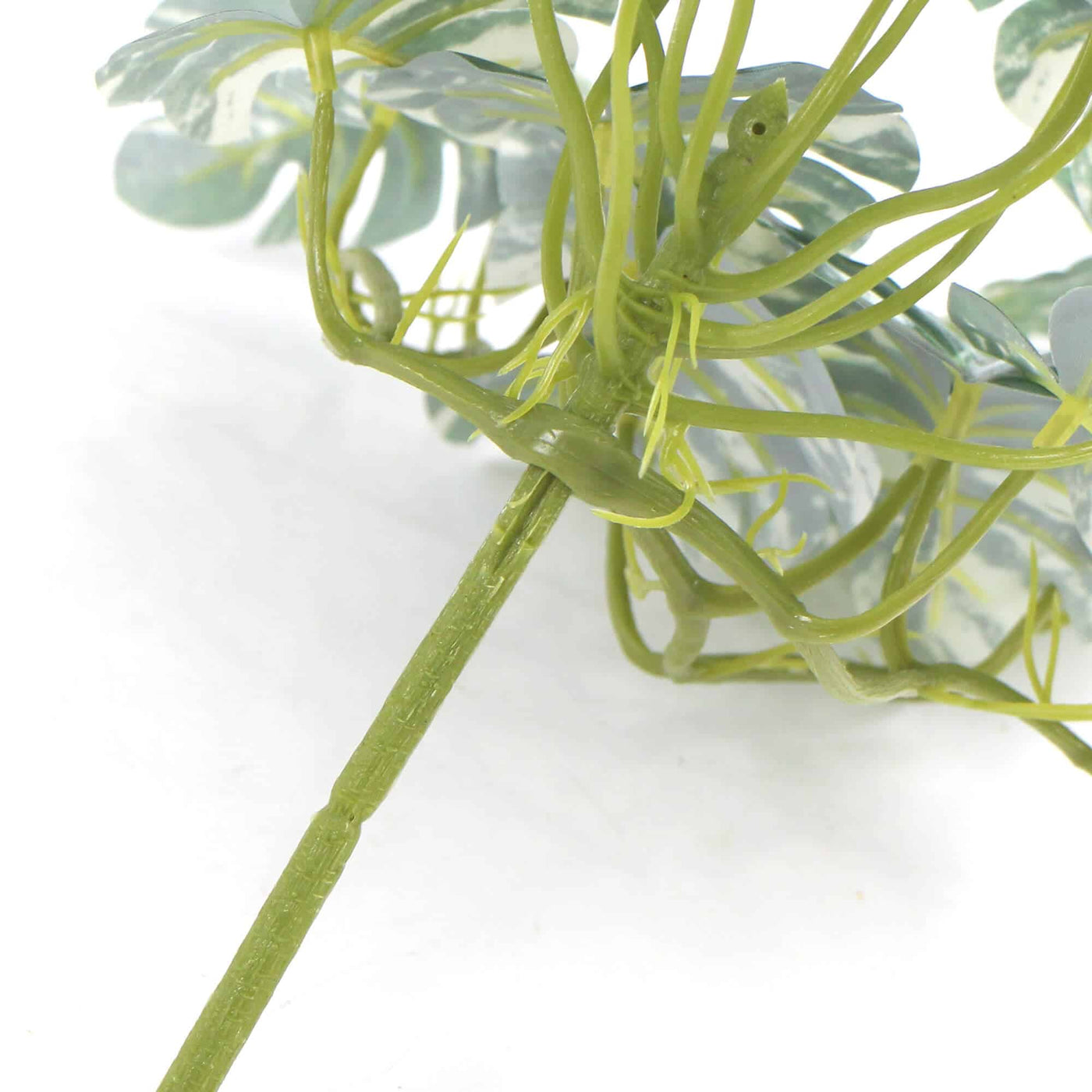 Artificial White & Green Monstera Albo Variegata 45cm
