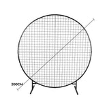 Sturdy Circular Flower Wall / Event Stand 200cm Diameter (Black Frame)