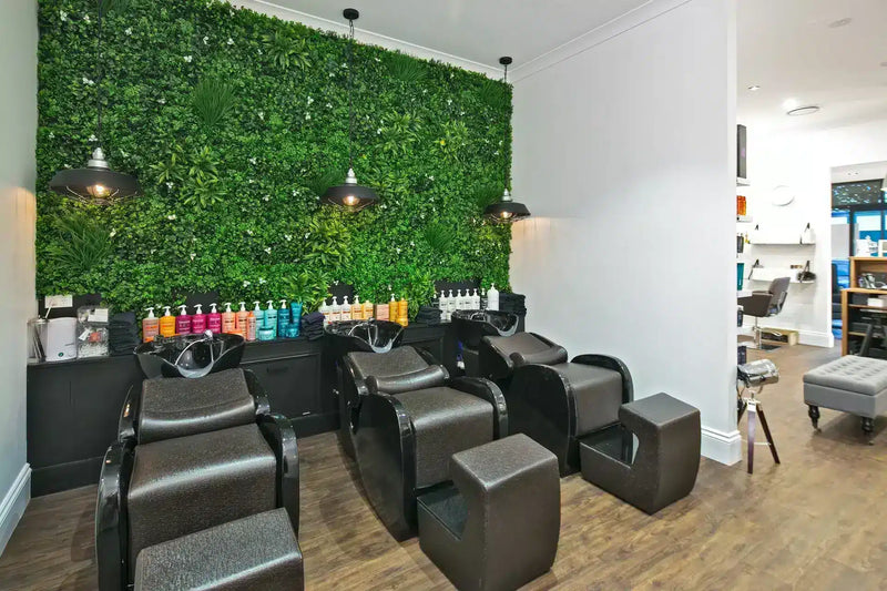 Dense Vertical Garden with Flowers