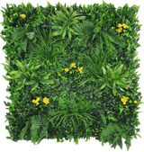 Yellow Rose Vertical Garden / Green Wall UV Resistant Sample - Designer Plants