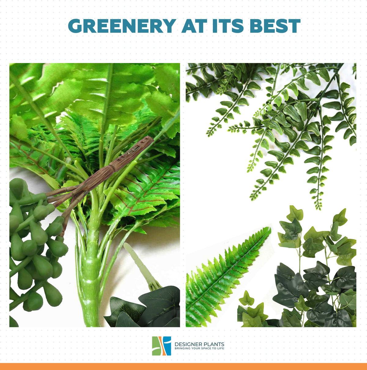UV Resistant Dense Hanging Fern 90cm