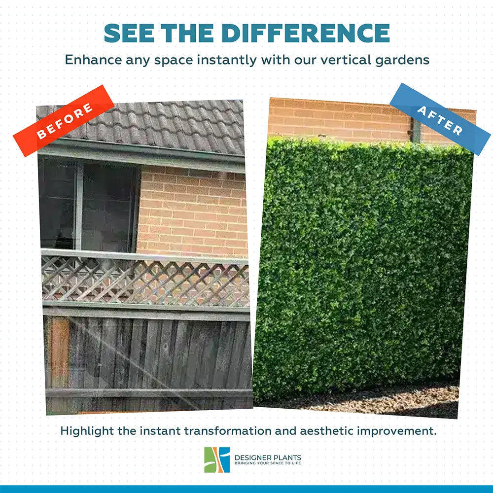 Luxury Spring Sensation Hedge Screen Green Wall Panel UV Resistant 100cm x 100cm