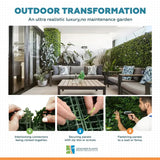Luxury Spring Sensation Hedge Screen Green Wall Panel UV Resistant 100cm x 100cm