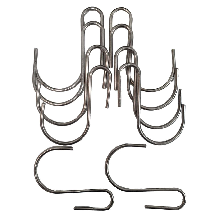 Stainless Steel Hanging Hooks 9cm x 7cm 10 Pieces - Designer Plants
