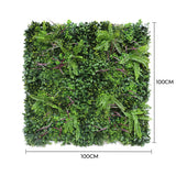 Verdant Fern Artificial Vertical Garden / Green Wall Panel 1m x 1m UV Resistant