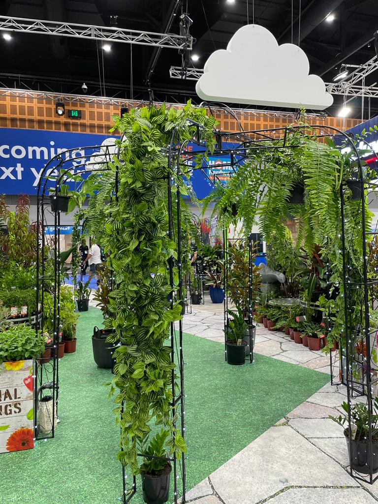 Artificial Nearly Natural Artificial Hanging Ivy Bush 90cm