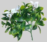 Luxury Snowy White Vertical Garden / Green Wall UV Resistant 100cm x 100cm