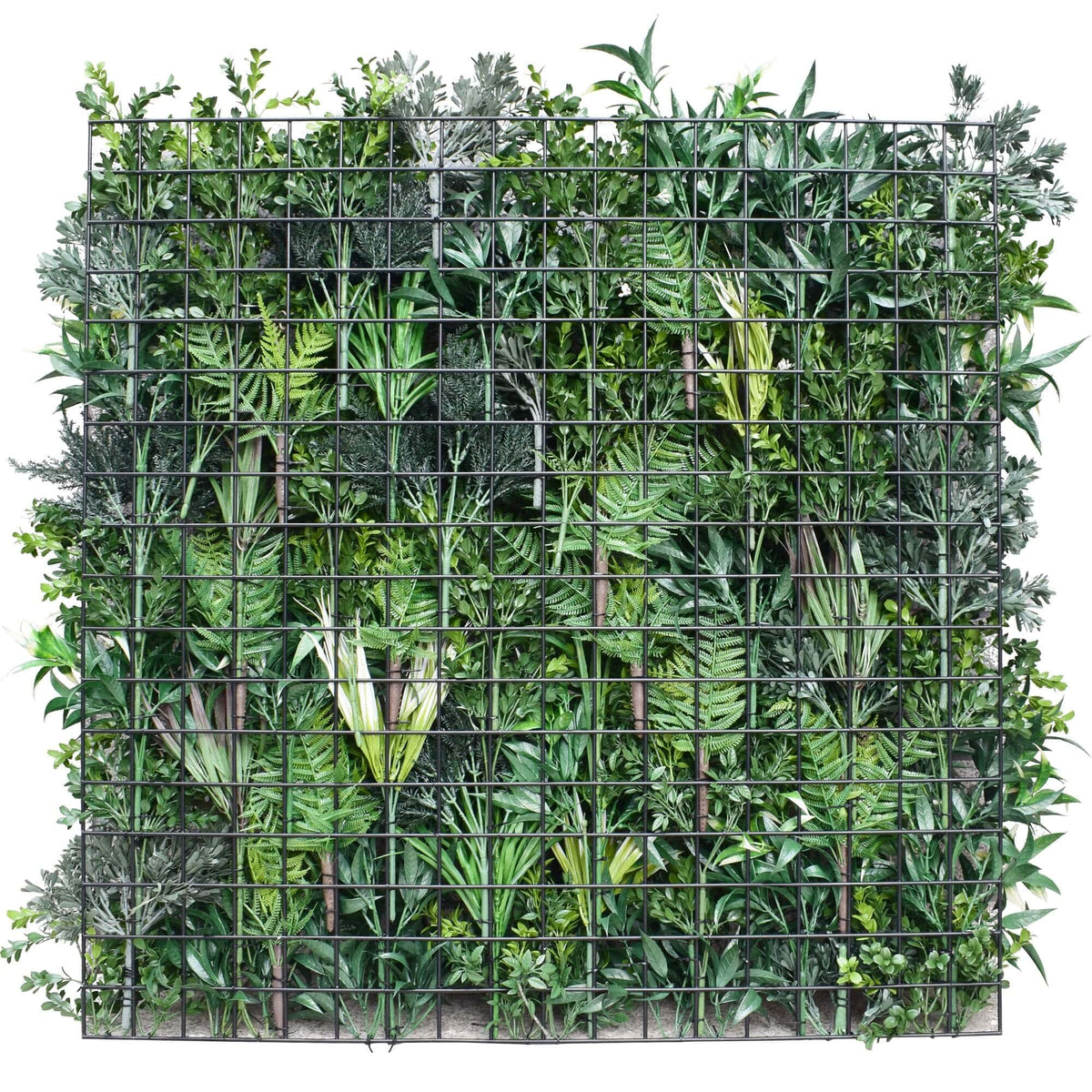 Garden of Eden Bespoke Vertical Garden / Artificial Green Wall UV Resistant 1m x 1m Fire Retardant