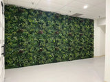 Luxury Lush Spring Recycled Vertical Garden / Green Wall UV Resistant 100cm x 100cm