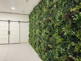 Luxury Lush Spring Recycled Vertical Garden / Green Wall UV Resistant 100cm x 100cm
